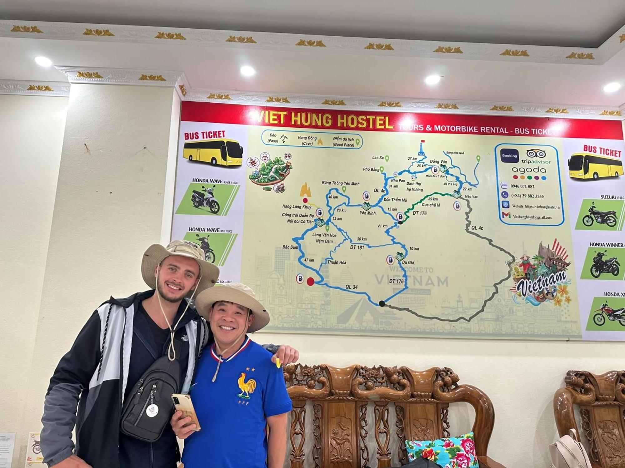 Viethung Hostel-Motorbikes For Rental - Tour Lang Lap المظهر الخارجي الصورة